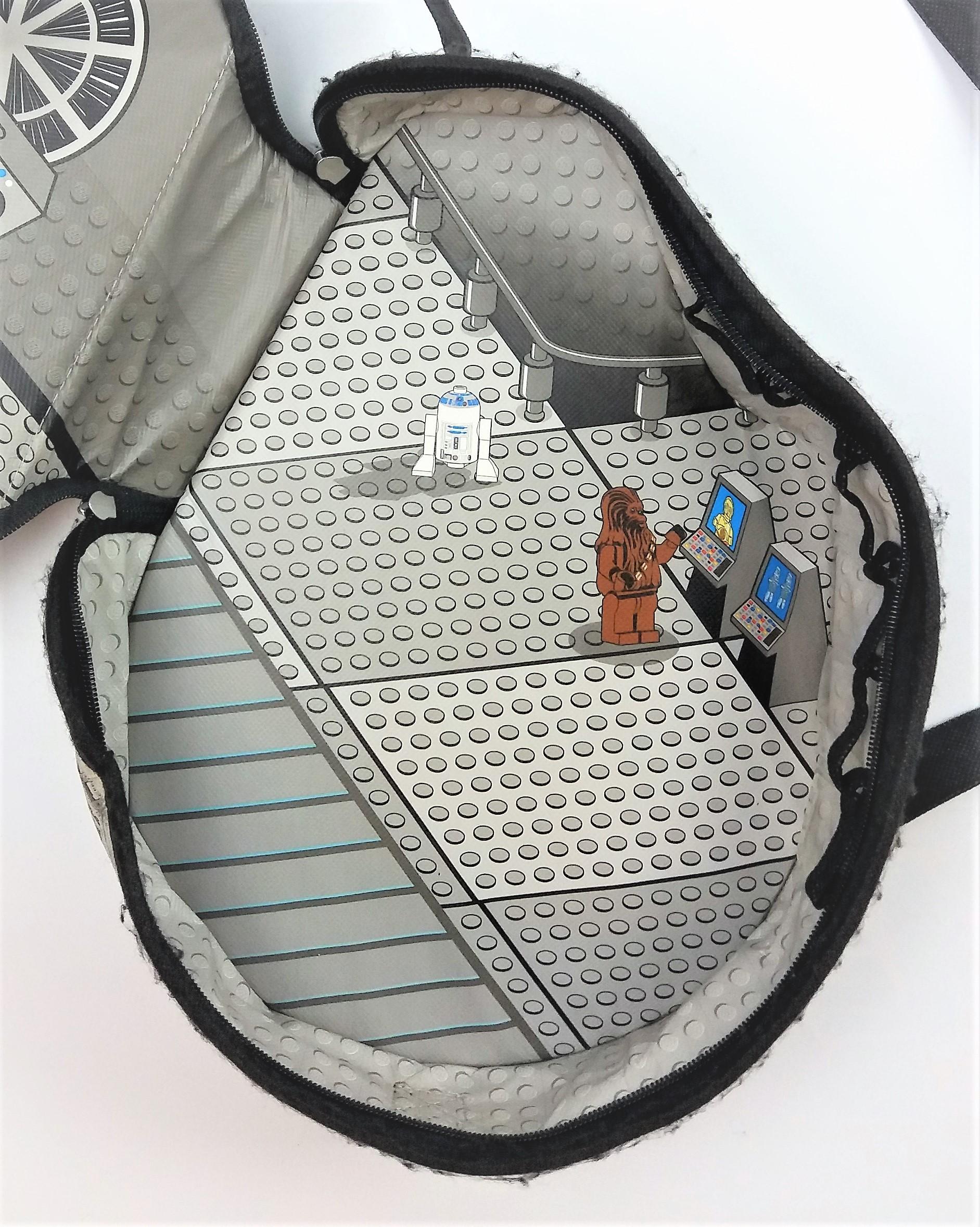 Lego Star Wars Millenium Falcon Zippered Mini Figure Storage Carry Case
