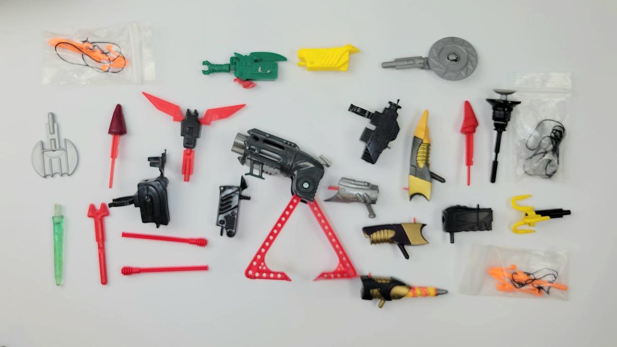 Vintage Kenner Batman Action Figure Blasters / Projectiles Grouping