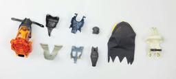 Vintage Kenner Batman Action Figure Breastplate/Armor/Helmet Grouping