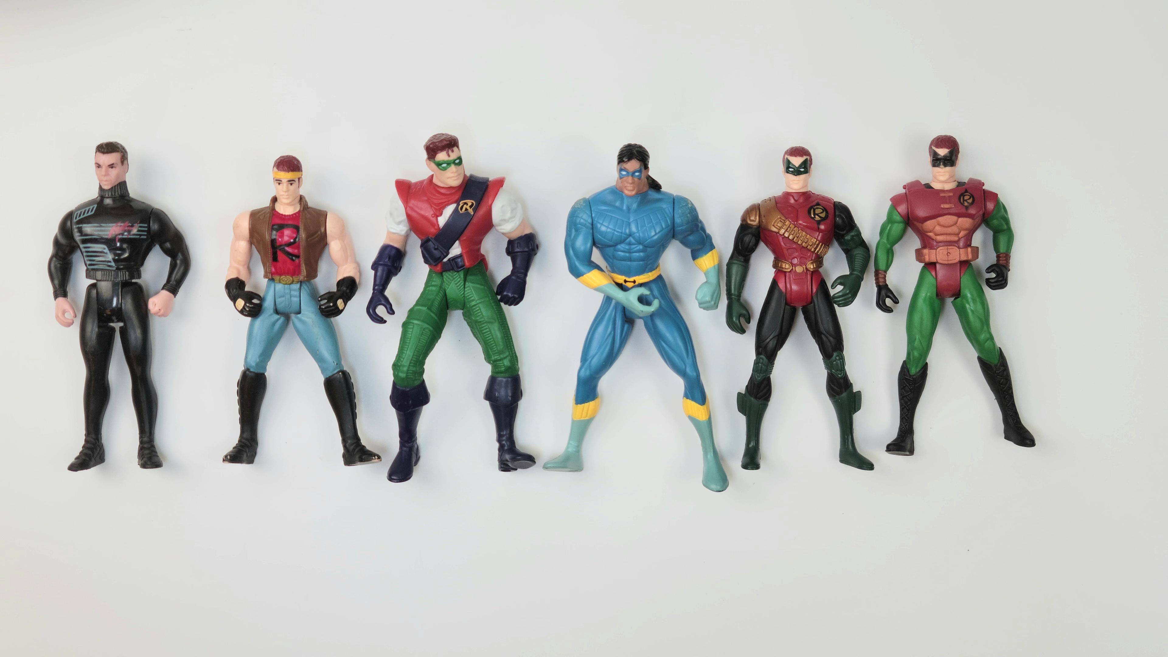 Vintage Kenner Robin Action Figure Grouping