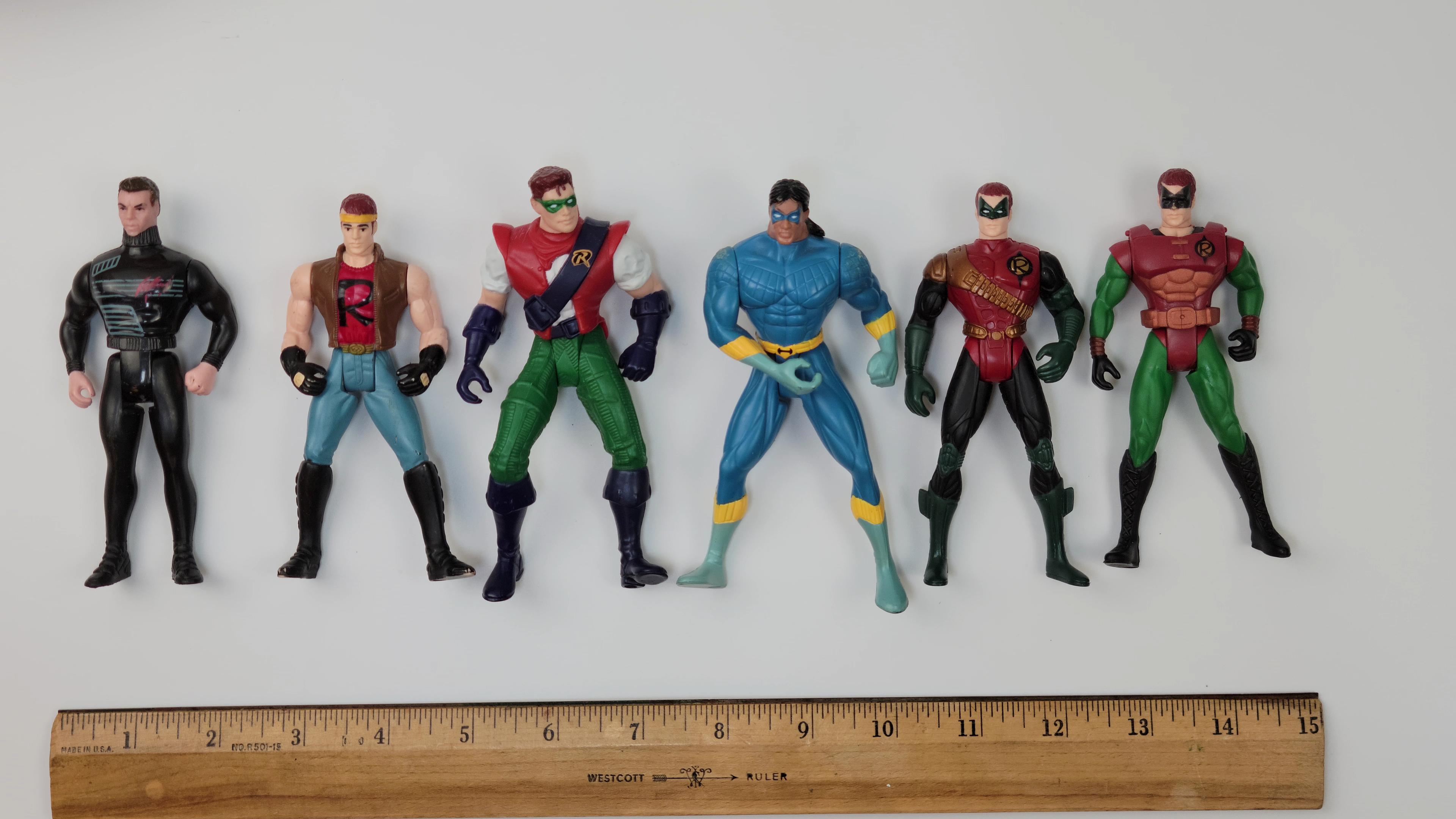 Vintage Kenner Robin Action Figure Grouping