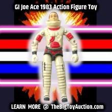 GI Joe Ace 1983 Action Figure Toy
