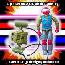 GI Joe Fast Draw 1987 Action Figure Toy