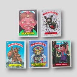 1988 Garbage Pail Kids Topps Trading Sticker Card Grouping