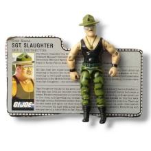 Sgt. Slaughter 1986 G.I. Action Figure Toy w/ File Card