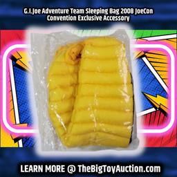 G.I.Joe Adventure Team Sleeping Bag 2008 JoeCon Convention Exclusive Accessory