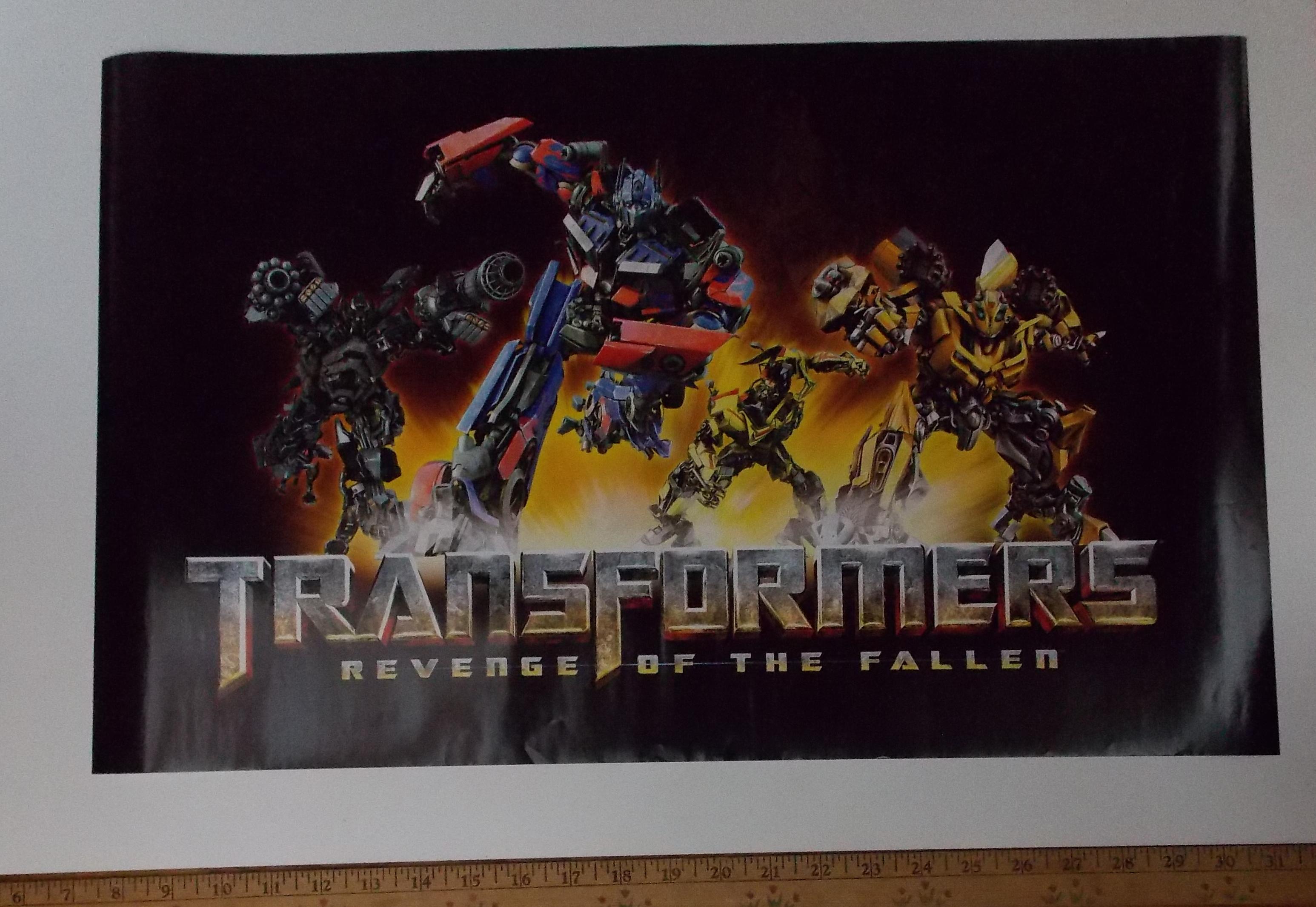 Transformers: Revenge of the Fallen Movie Promo Poster