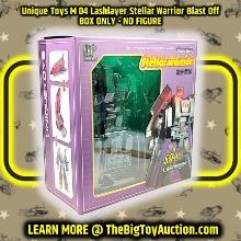 Unique Toys M 04 Lashlayer Stellar Warrior Blast Off BOX ONLY - NO FIGURE