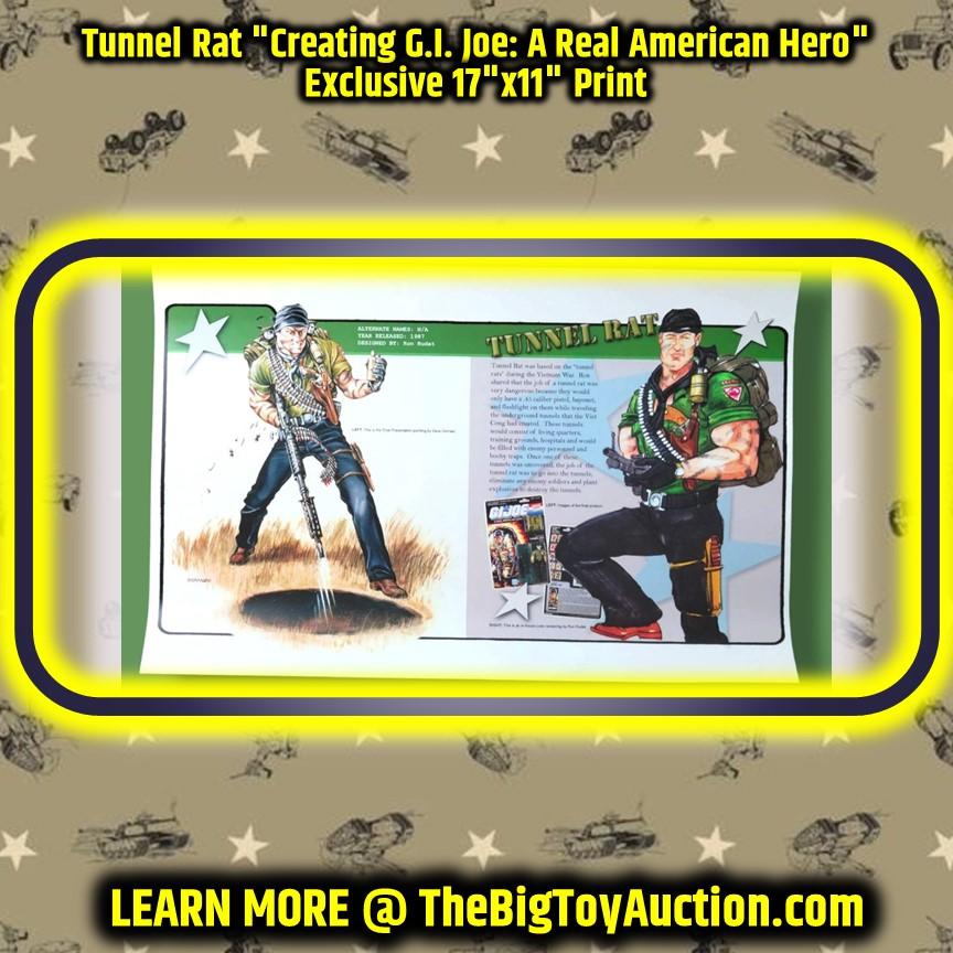 Tunnel Rat "Creating G.I. Joe: A Real American Hero" Exclusive 17"x11" Print