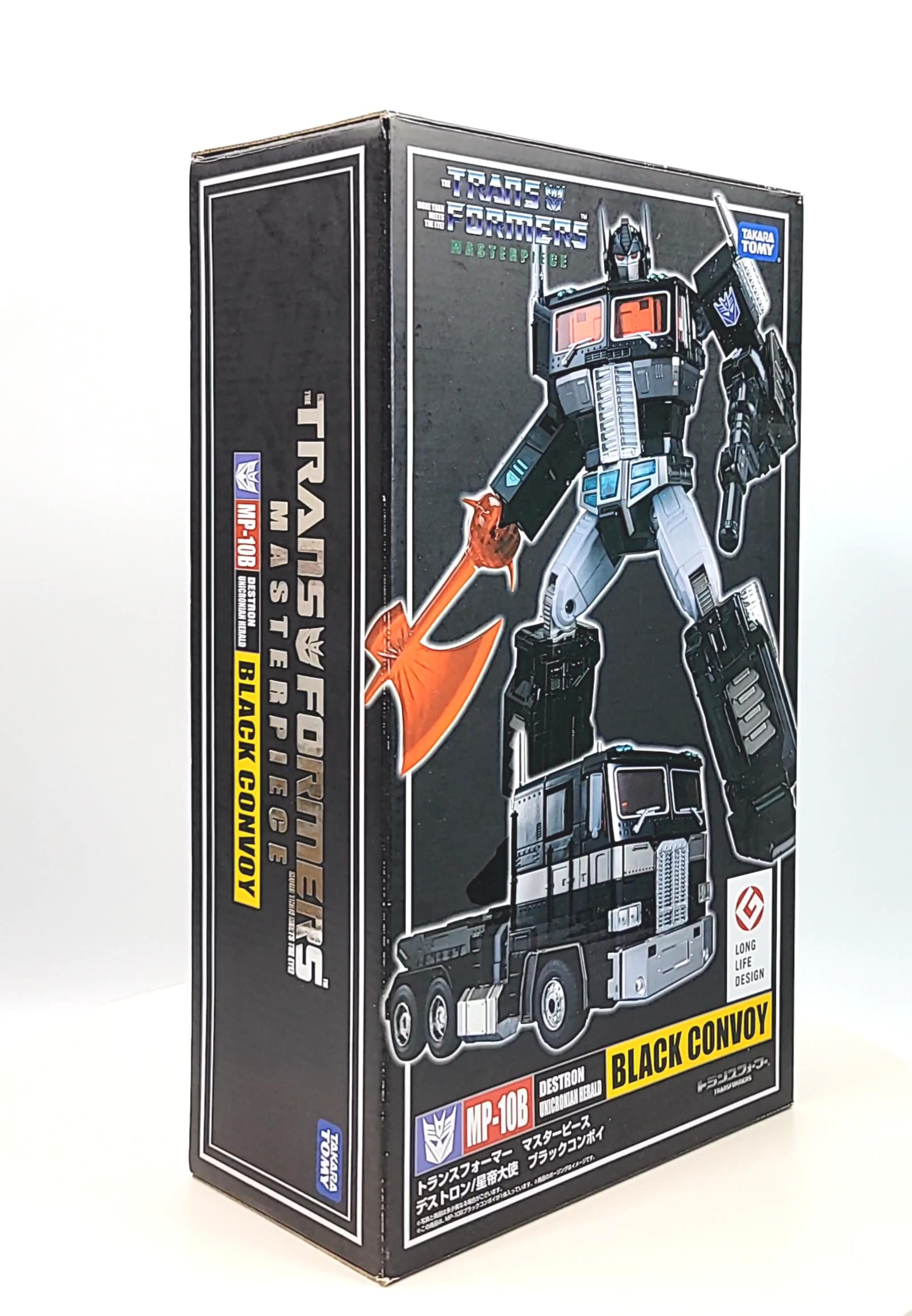Transformers Masterpiece MP 10B Black Convoy BOX ONLY - NO FIGURE