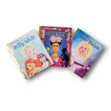Little Golden Book Biography Grouping - Betty White, Dolly Parton & Frida Kahlo