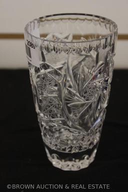 Cut Crystal 6" vase
