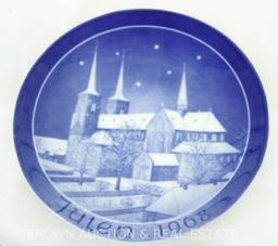 (7) Christmas plates (Roskilde/Domkirke/Danmark, W. Germany), 1968-1971