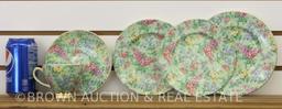 Box lot of Royal Winton Chintz china, assorted patterns