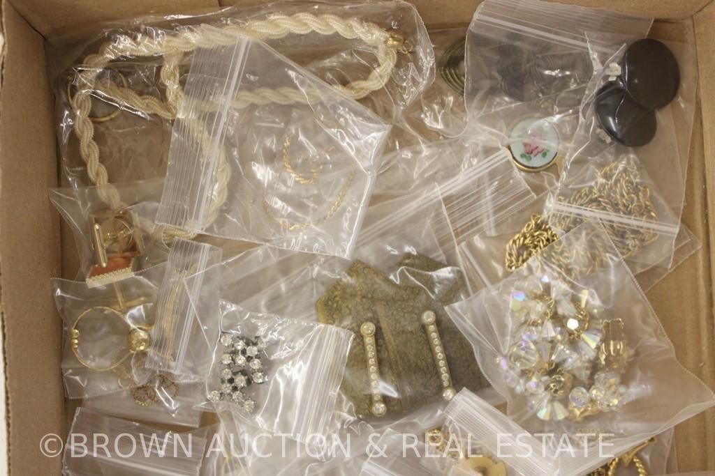 Box lot of costume jewelry