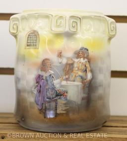 Royal Bayreuth 5"h vase, Tavern scene