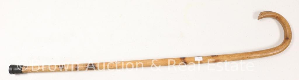 (2) Wooden canes (1-imprinted Gibson, Wichita, Kas)