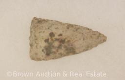 (6) Arrowheads ranging in size from half inch to 1.5"