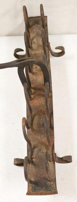 Cast Iron fire tool, possibly early toaster