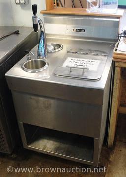 Knight refrigerated soda CO2 fountain with ice bin
