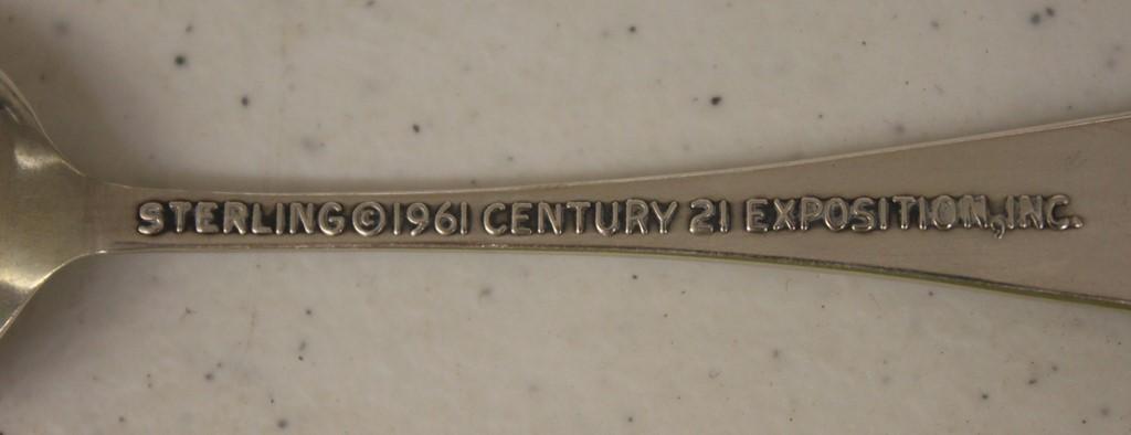 (4) Sterling silver souvenir spoons incl. Kansas City, KS; Seattle World's