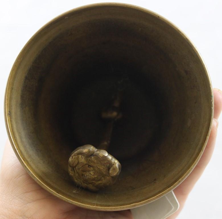 Chiantel Fondeur brass bell, 4" tall