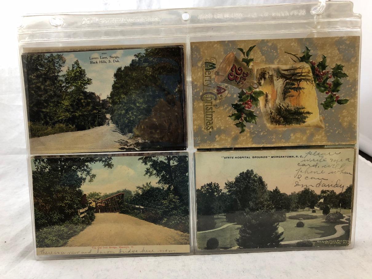 (20) assorted vintage and antique post cards