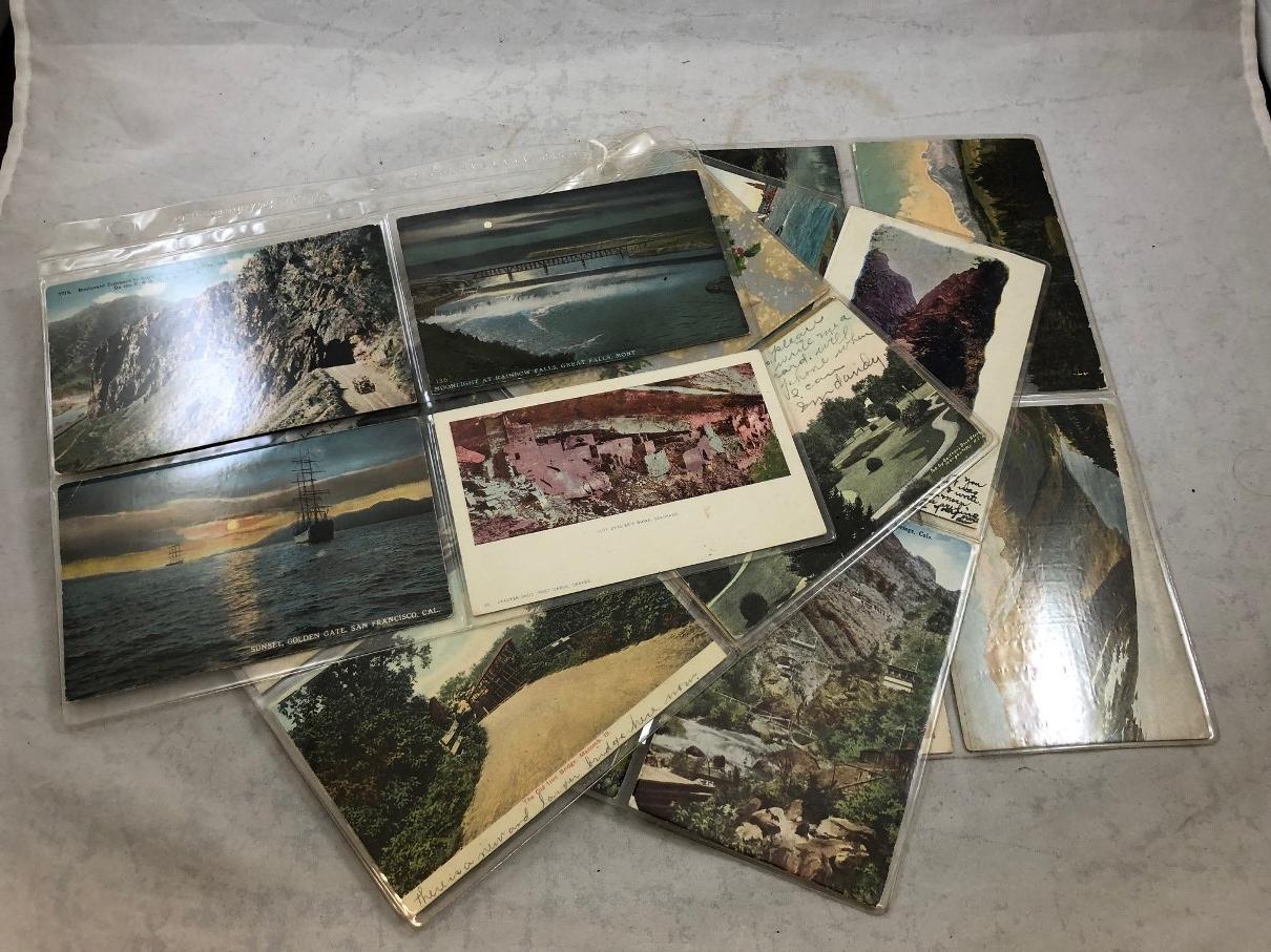 (20) assorted vintage and antique post cards