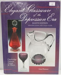 (3) Research books: Stemware Identification, 1920s-1960s by Gene Florence; Elegant Glasswre of the