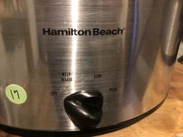 (2) Hamilton Beach slow-cookers
