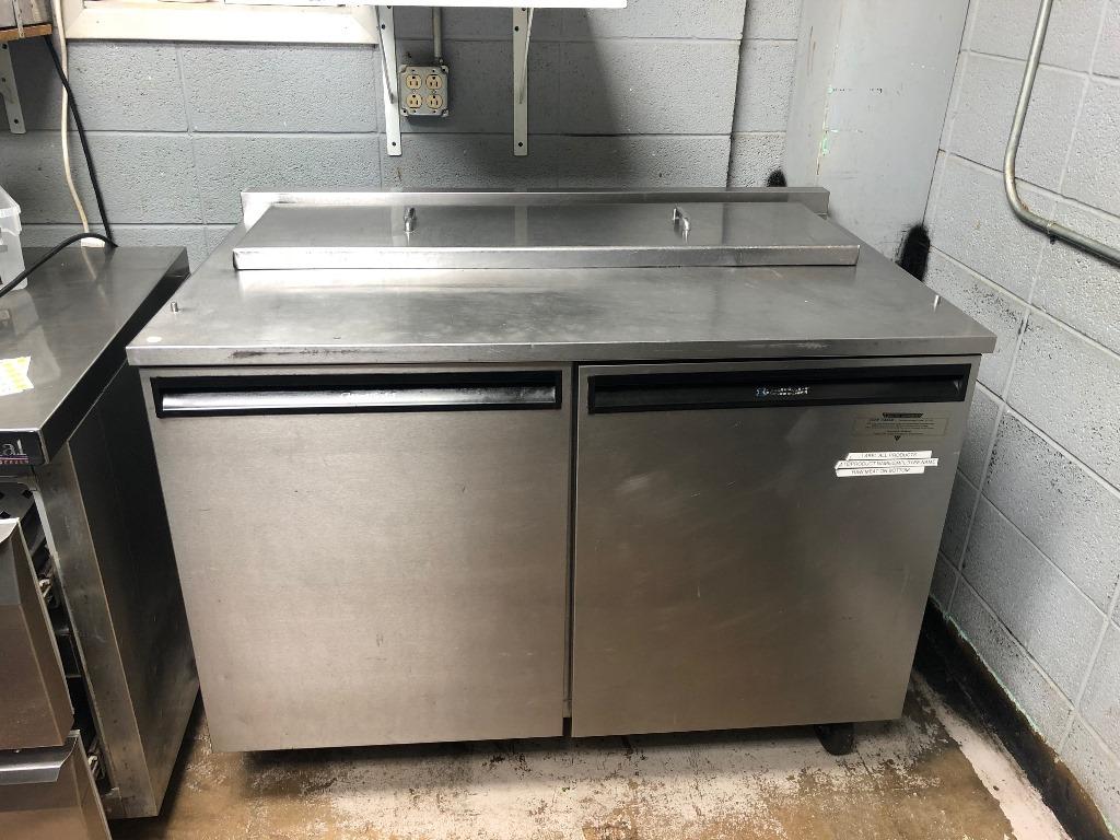 Delfield 2-door Prep table, recently replaced compressor