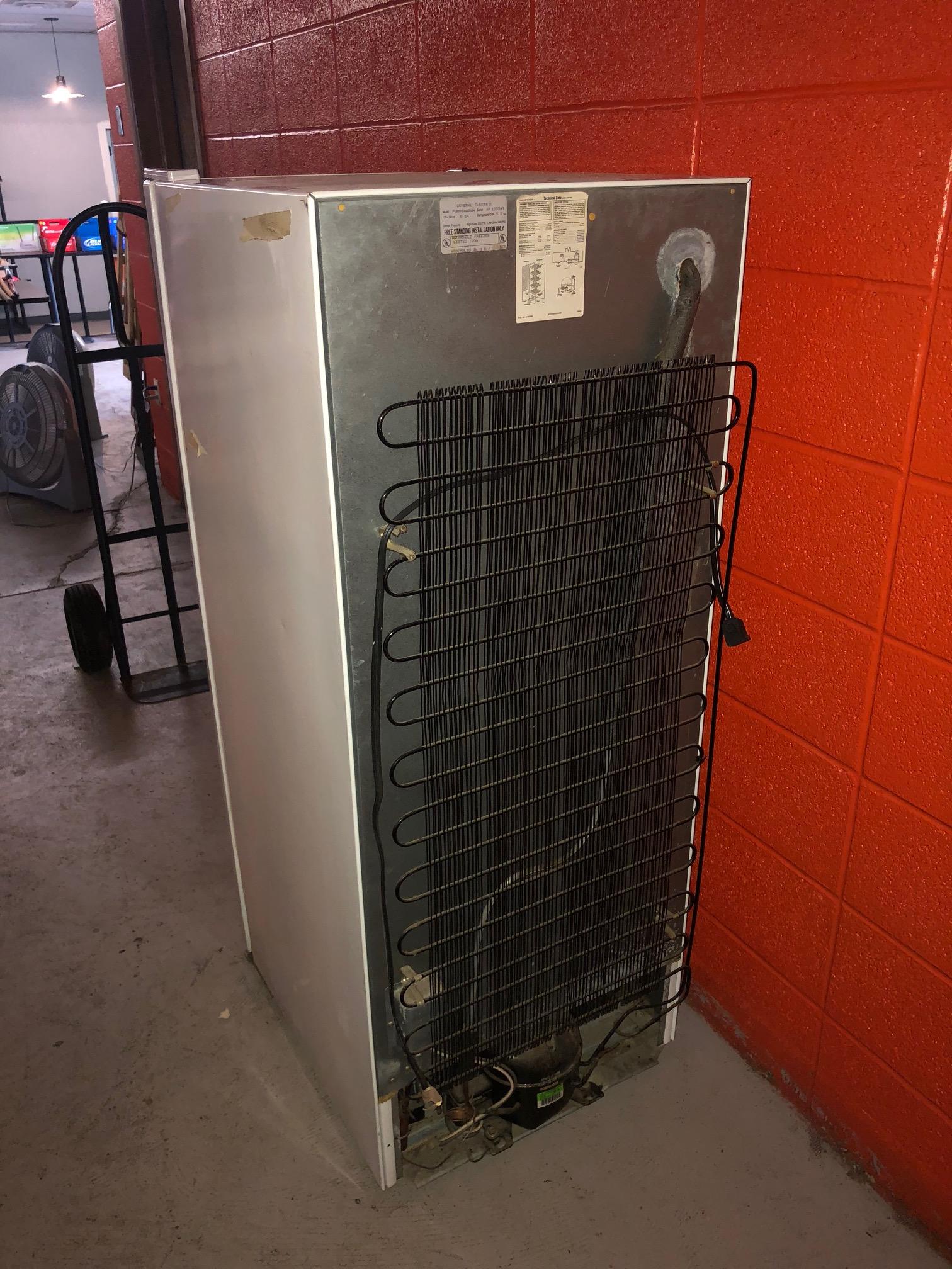 GE 1/2 size upright freezer, 4.5' tall