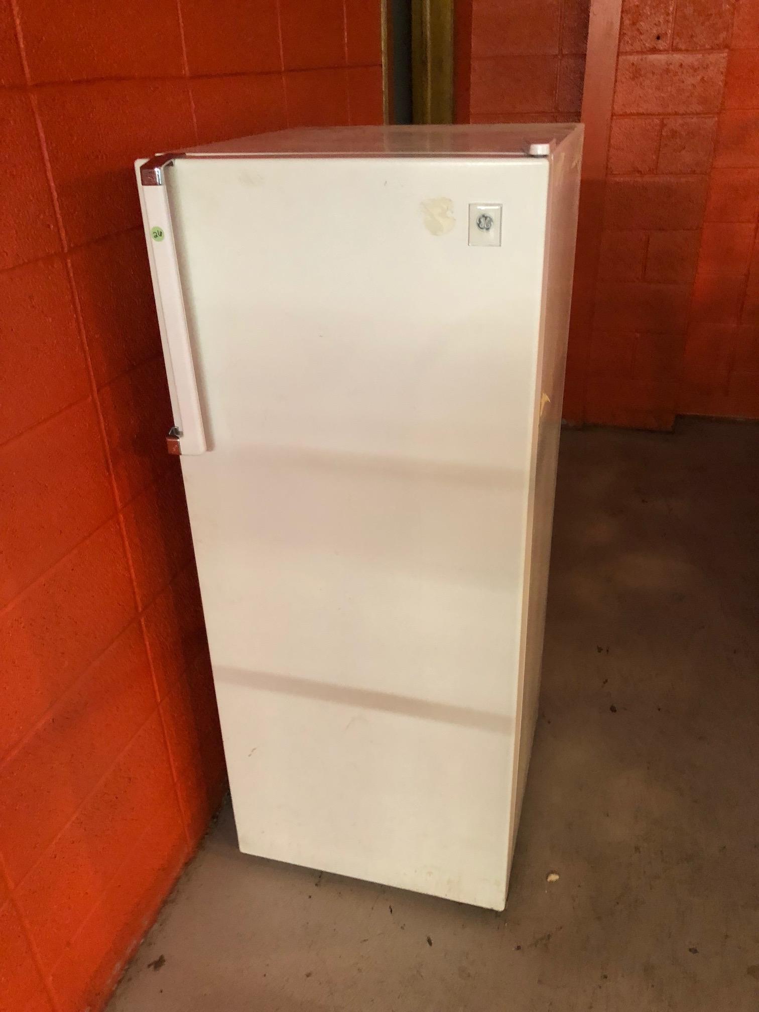 GE 1/2 size upright freezer, 4.5' tall