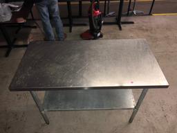 4' x 2' Stainless Steel Table