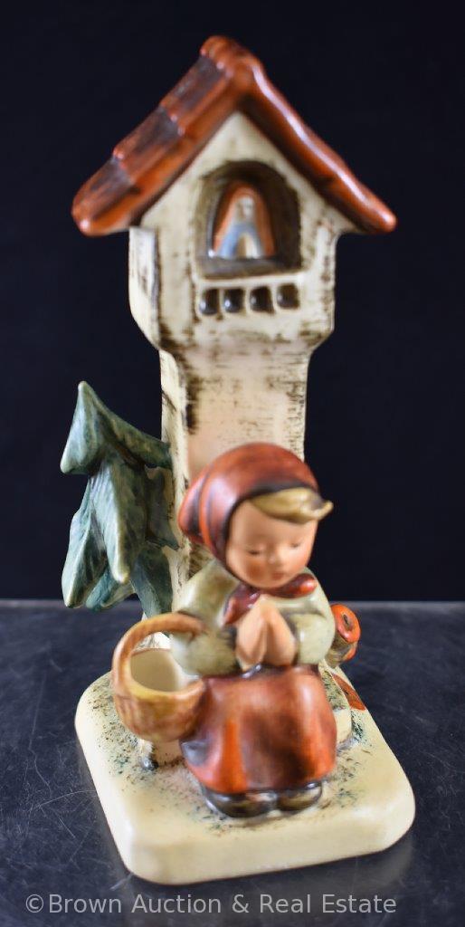 (2) Hummel figurines: 5.5" tall, both have 50's marks