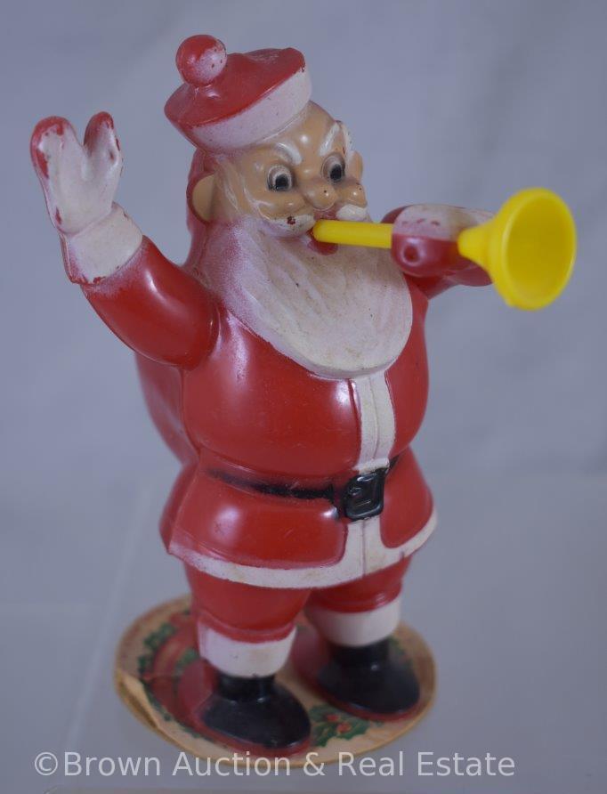 (4) Vintage Santas