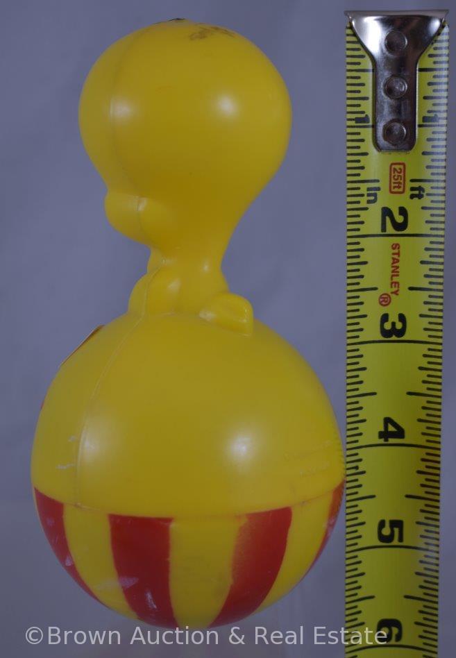 (2) Roly Poly toys - Sylvester and Tweety