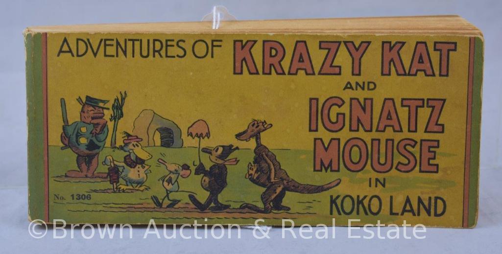 Adventures of Krazy Kat and Ignatz Mouse in Koko Land #1306 Big Little Book, Saalfield publishing