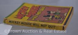 (3) Whitman publishing Mickey Mouse penny/premium books, soft covers, glued