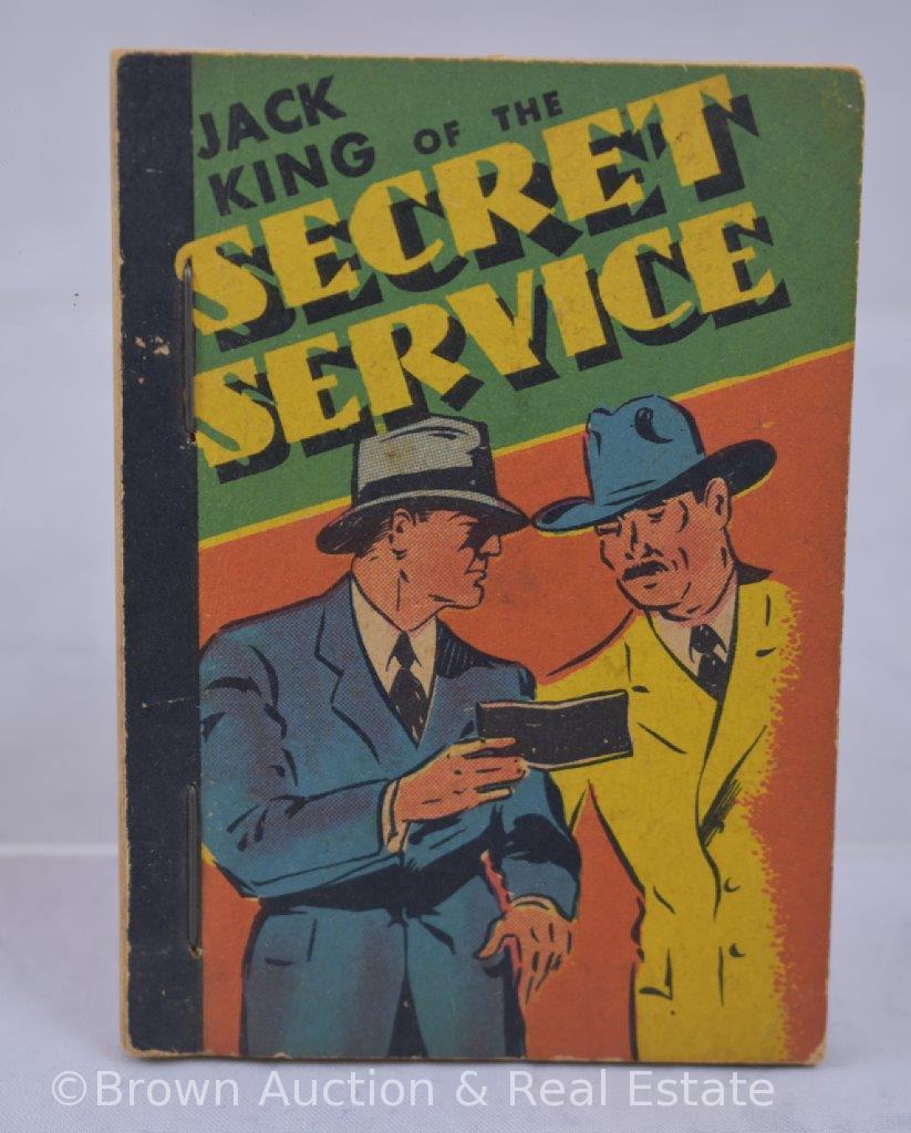 (4) Whitman publishing Penny Books, soft covers, stapled, detective themed