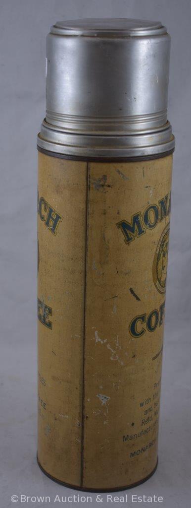 "Monarch Coffee" thermos with lid