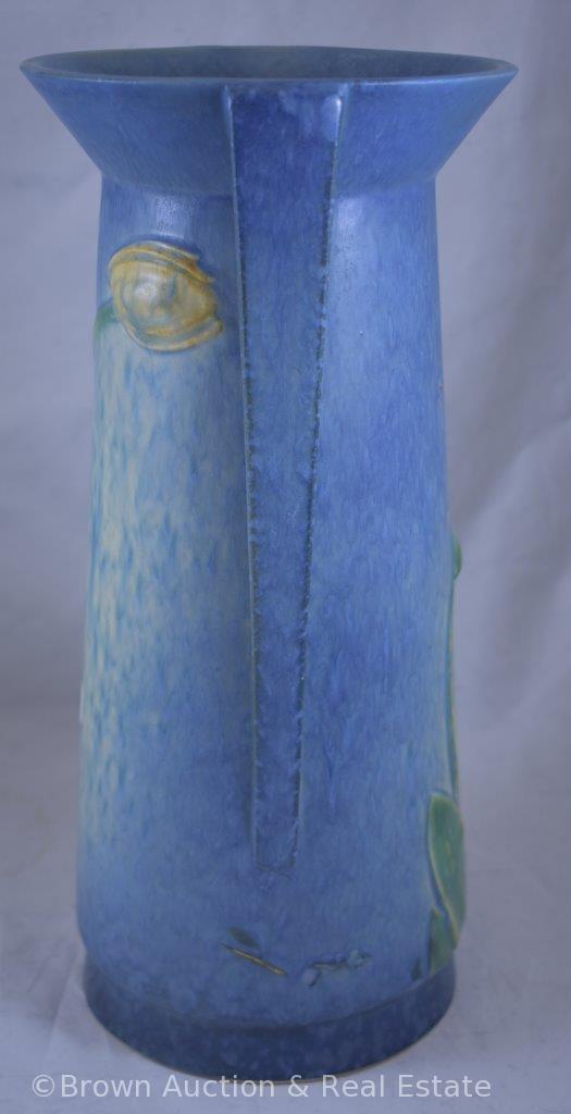 Roseville Futura 437-12" "Weeping Tulip" vase, blue - wow!