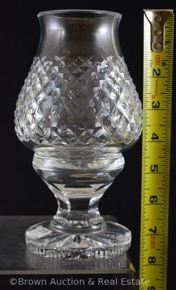 Waterford Crystal Alana Hurricane-tyle 7.5"h 2-pc. Votive candleholder