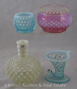 (4) Miscl. Fenton Hobnail pieces