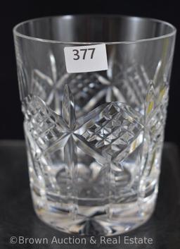 (6) Waterford Crystal large sized tumblers, 4.5"