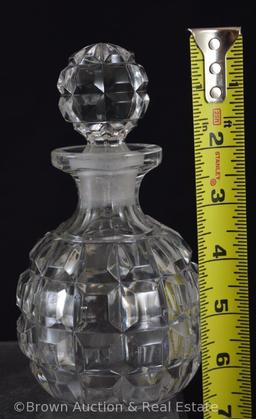 Crystal 6.5"h decanter