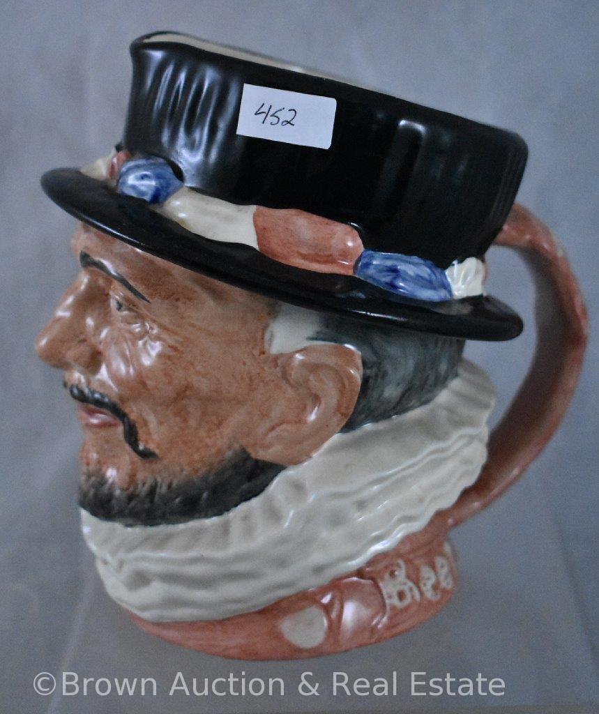 (2) Royal Doulton Toby mugs: Falstaff D6287 and Beefeater D6206
