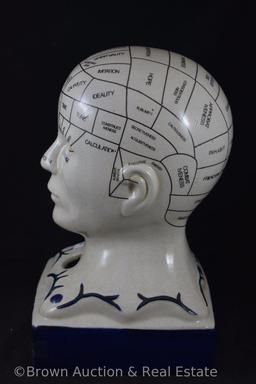 "Phrenology" (Science of the Brain) head, 13" tall