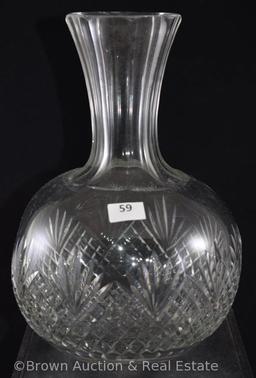 Pressed Glass 8.5" water carafe