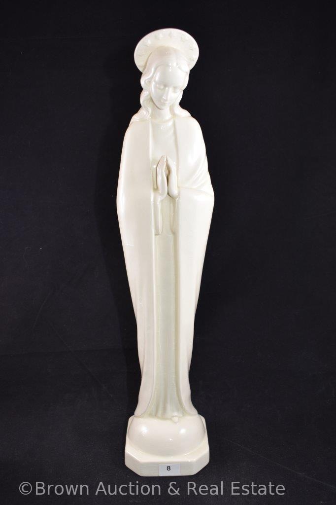 (2) Goebel Madonna figurines: 15" praying; 10" with child